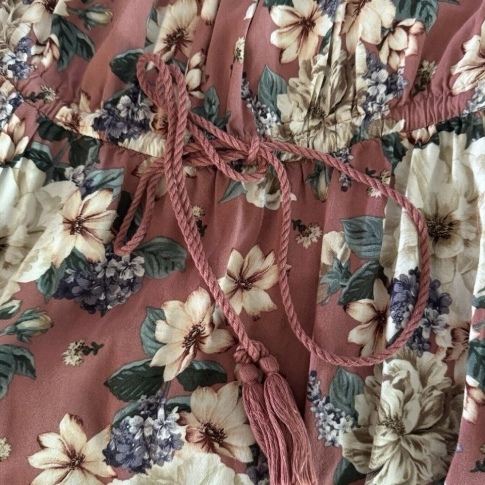 Torrid Floral Midi Challis Dress Size 10 - Picture 6 of 15